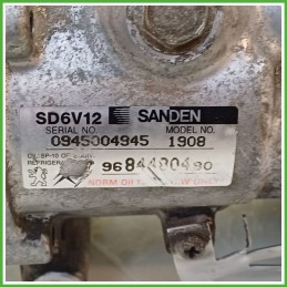 Compressore Clima AC Aria Condizionata SANDEN SD6V12 CITROEN C3 2a Serie 9800821980