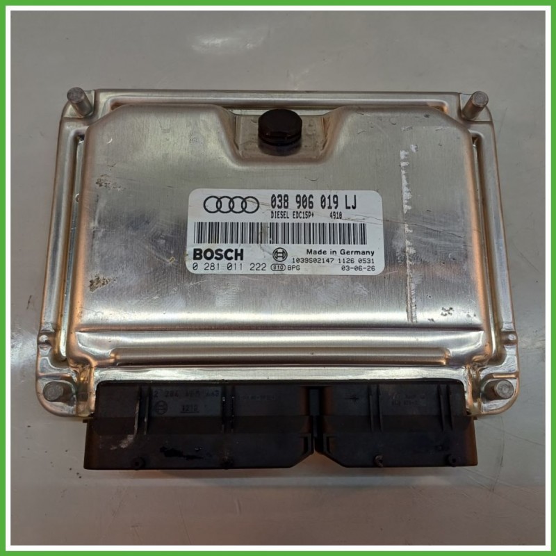 Centralina Motore Iniezione ECU BOSCH 0281011222 AUDI A4 8E 1.9 TDI 96kw 038906019FP 2000 2004