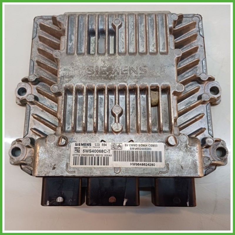 Centralina Motore Iniezione ECU SIEMENS 5WS40068C-T CITROEN C3 1a Serie 1.4 50kw 1940GK 2002 2005