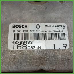Centralina Motore Iniezione ECU BOSCH 0281001955 FIAT PUNTO 1N/1P 1.9 JTD 59kw 46789433 1999 2005