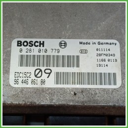 Centralina Motore Iniezione ECU BOSCH 0281010779 PEUGEOT 307 2.0 79kw 1938X0 2001 2006