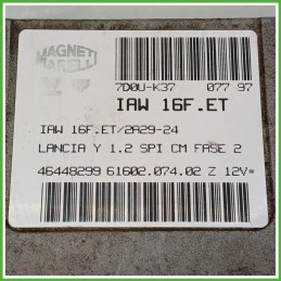 Centralina Motore Iniezione ECU MAGNETI MARELLI IAW16F.ET LANCIA Y 1.2 44kw 46545155 1996 2000