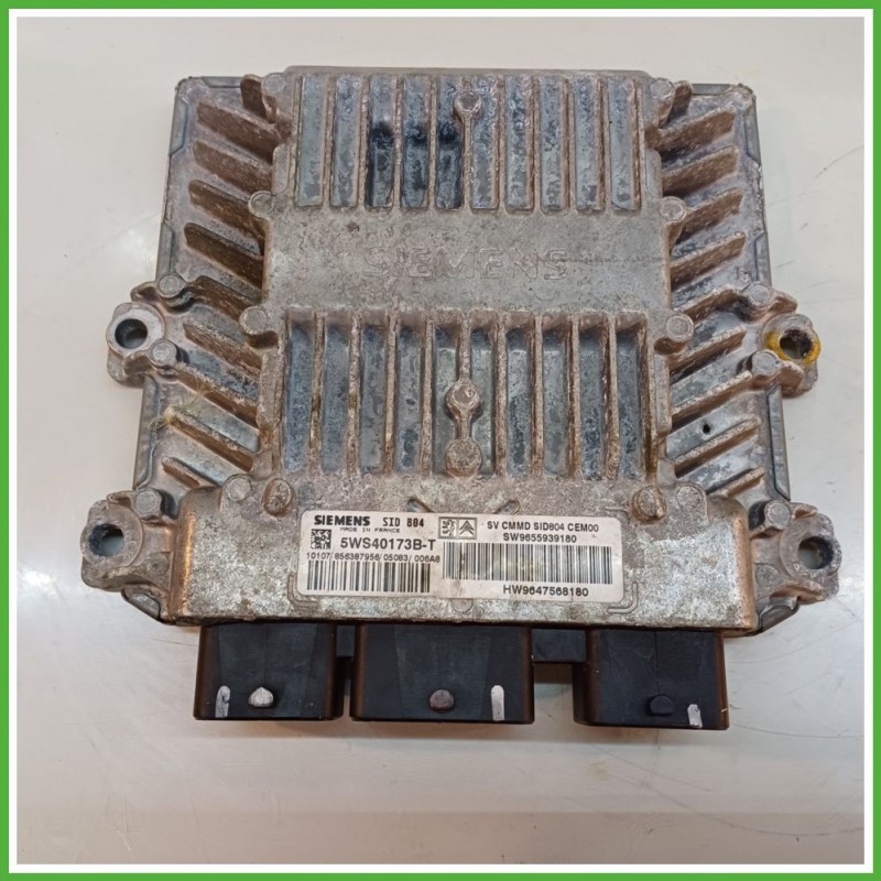 Centralina Motore Iniezione ECU SIEMENS 5WS40173B-T CITROEN C3 1a Serie 1.4 50kw 1943T3 2002 2005