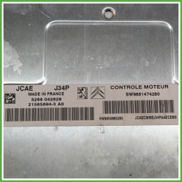 Centralina Motore Iniezione ECU JOHNSON CONTROLS 21585694-3 PEUGEOT 206 1.4 55kw 1938G1 1998 2009