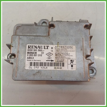 Centralina Airbag BOSCH 0285001510 RENAULT CLIO 3a Serie 1.4 16V 8200563368 2005 2009