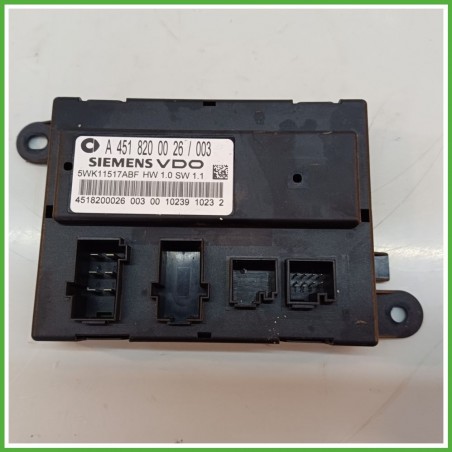 Centralina Chiusura Centralizzata SIEMENS 5WK11517ABF SMART FORTWO A/C451 A4518200026 2010 2015