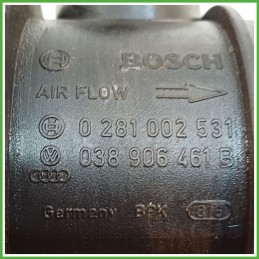 Debimetro Misuratore Massa Aria BOSCH 0281002531 SEAT LEON 1P 1.9 TDI 038906461B 2005 2013