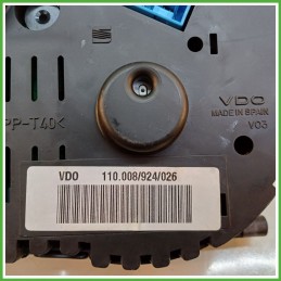 Quadro strumenti contachilometri tachimetro VDO 110.008/924/026 SEAT IBIZA 6K 1.4 6K0920850X