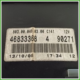 Quadro strumenti contachilometri tachimetro VEGLIA BORLETTI 503.00.046.03.00 FIAT PUNTO 2U 1.2 8V 46833368