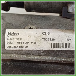 Motorino Avviamento VALEO TS22E26 PEUGEOT PARTNER TEPEE B9 5802AE