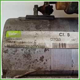 Motorino Avviamento VALEO D7G2 PEUGEOT 307 5802AE