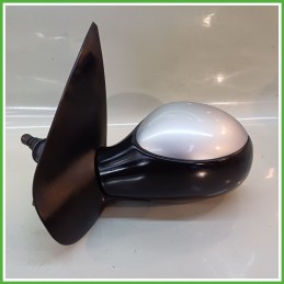 Specchio Specchietto Retrovisore Sinistro SX GRIGIO PEUGEOT 206 1998 2009 MAGNETI MARELLI 01-8015 Originale Usato
