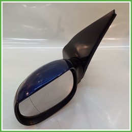 Specchio Specchietto Retrovisore Sinistro SX BLU PEUGEOT 206 1998 2009 MAGNETI MARELLI 01-8015 Originale Usato