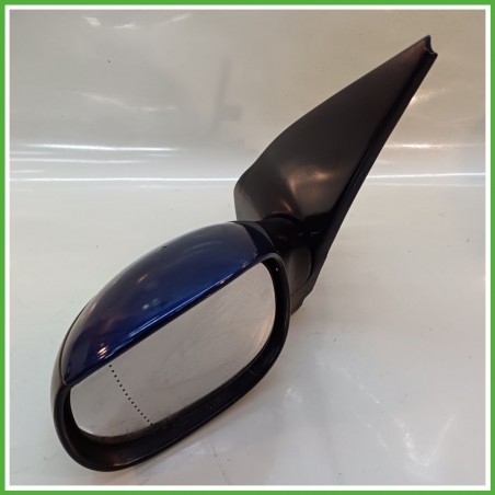 Specchio Specchietto Retrovisore Sinistro SX BLU PEUGEOT 206 1998 2009 MAGNETI MARELLI 01-8015 Originale Usato