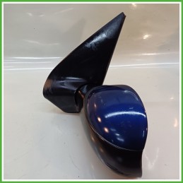 Specchio Specchietto Retrovisore Sinistro SX BLU PEUGEOT 206 1998 2009 MAGNETI MARELLI 01-8015 Originale Usato
