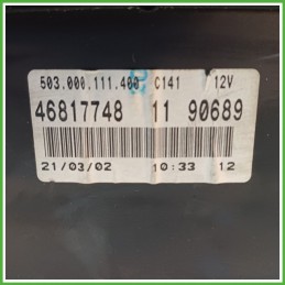 Quadro strumenti contachilometri tachimetro VEGLIA BORLETTI 503.000.111.400 FIAT DOBLO CARGO 1W 1.9 JTD 46817746