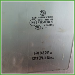 Cristallo Laterale Scendente Anteriore Sinistro SX VOLKSWAGEN POLO 6C 6R0845201A 2014 2015 SAINT-GOBAIN