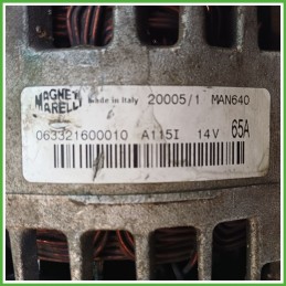 Alternatore MAGNETI MARELLI MAN640 LANCIA Y 46420960