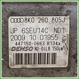 Compressore Clima AC Aria Condizionata DENSO 447150-0663 AUDI A5/S5 8T 8K0260805J