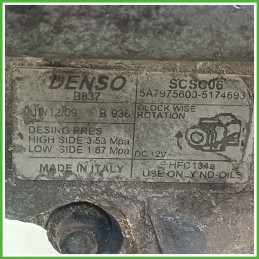 Compressore Clima AC Aria Condizionata DENSO SCSC06 FORD KA CCU 2315647