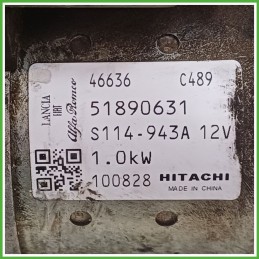 Motorino Avviamento HITACHI S114.943A LANCIA YPSILON TI 51890631