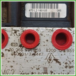 Centralina ABS Modulo Pompa BOSCH 0265800329 7701209605 RENAULT MODUS 1a Serie Originale Usato