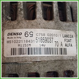 Alternatore DENSO MS1022118431 FIAT PUNTO EVO 3J 51859037