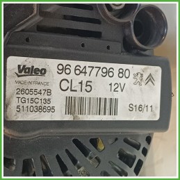 Alternatore VALEO TG15C135 PEUGEOT 3008 9678048880