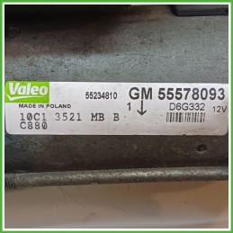 Motorino Avviamento VALEO D6G332 OPEL CORSA S07 55578093
