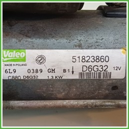 Motorino Avviamento VALEO D6G32 FORD KA CCU 1726349
