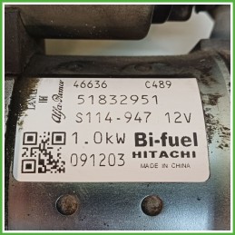 Motorino Avviamento HITACHI S114-947 FIAT PUNTO EVO 3J 51832951