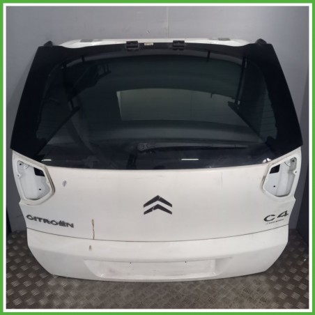 Portellone Bagagliaio Cofano Baule Posteriore CITROEN C4 PICASSO 2006 2013 BIANCO Monovolume Originale Usato