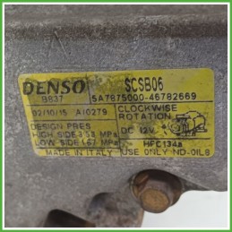 Compressore Clima AC Aria Condizionata DENSO SCSB06 LANCIA Y 46782669
