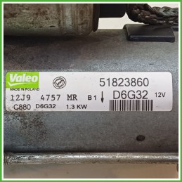Motorino Avviamento VALEO D6G32 FIAT PUNTO EVO 3J 51823860