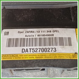 Airbag Guidatore Sinistro SX OPEL ZAFIRA A05 1.6 16V 13111348 2005 2010 AUTOLIV 60185900B