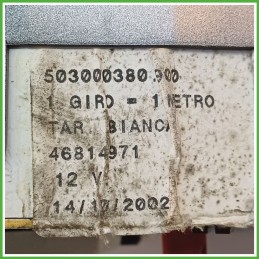 Quadro strumenti contachilometri tachimetro VEGLIA BORLETTI 503.000.380.900 LANCIA Y 1.2 8V 46744183