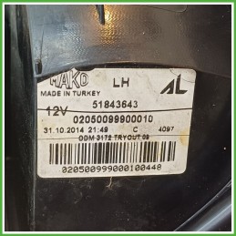 Fanale Fanalino Posteriore Sinistro SX AUTOMOTIVE LIGHTING FIAT PANDA 33 51843643 Usato