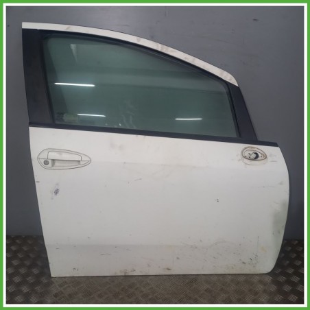Porta Portiera Sportello Anteriore Sinistra SX BIANCO FIAT GRANDE PUNTO 2Y Berlina 2005 2008 Originale Usato