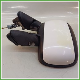 Specchio Specchietto Retrovisore Destro DX BIANCO FIAT DOBLO CARGO 1W 2000 2003 MAGNETI MARELLI Originale Usato