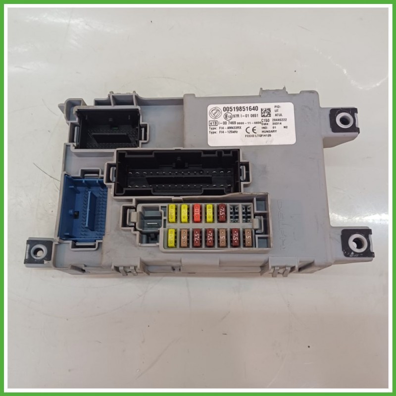 Body Computer Centralina Modulo BCM BSI DELPHI FI4-AM433RX FIAT PANDA 33 0.9 Turbo 51985164 2011 2017