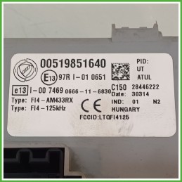 Body Computer Centralina Modulo BCM BSI DELPHI FI4-AM433RX FIAT PANDA 33 0.9 Turbo 51985164 2011 2017