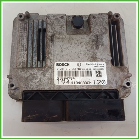 Centralina Motore Iniezione ECU BOSCH 0281012961 FIAT CROMA 2T 1.9 8V 88kw 51868768 2007 2011