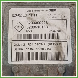 Centralina Motore Iniezione ECU DELPHI R0410B034A RENAULT CLIO 3a Serie 1.5 dCi 63kw 7711497216 2005 2009