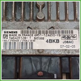 Centralina Motore Iniezione ECU SIEMENS 5WS40512B-T FORD FOCUS C-MAX CAP 1.8 85kw 1148425 2003 2008
