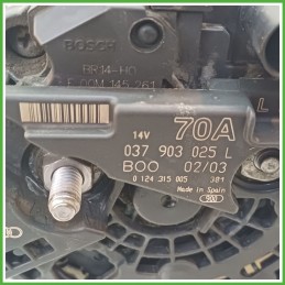 Alternatore BOSCH 0124315005 VOLKSWAGEN LUPO 6X 037903025L