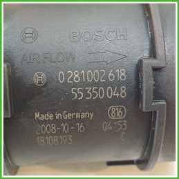 Debimetro Misuratore Massa Aria BOSCH 0281002618 OPEL CORSA S07 1.3 16V 55350048 2006 2011