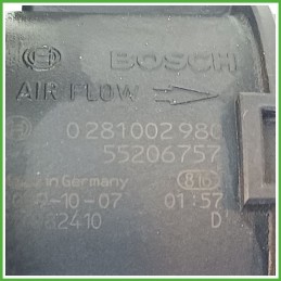 Debimetro Misuratore Massa Aria BOSCH 0281002980 FIAT PUNTO EVO 3J 1.3 51782034 2009 2013