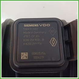 Debimetro Misuratore Massa Aria SIEMENS 5WK97007 RENAULT CLIO 3a Serie 1.5 dCi 8200358901 2005 2009