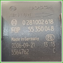 Debimetro Misuratore Massa Aria BOSCH 0281002618 OPEL ASTRA A04 1.7 16V 55350048 2004 2011