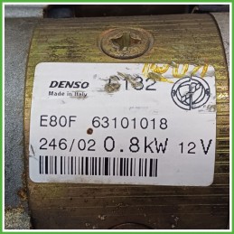 Motorino Avviamento DENSO E80F FIAT PUNTO 1N/1P 63101018010